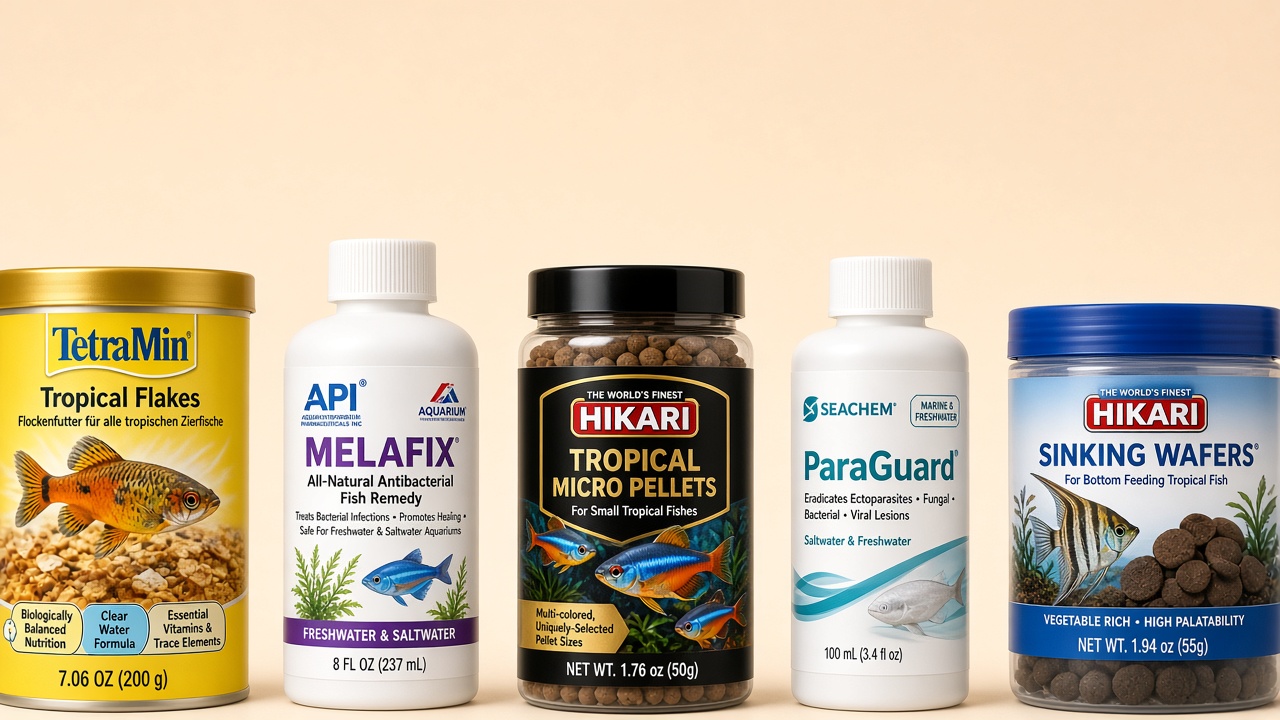Premium aquarium setup with healthy freshwater fish